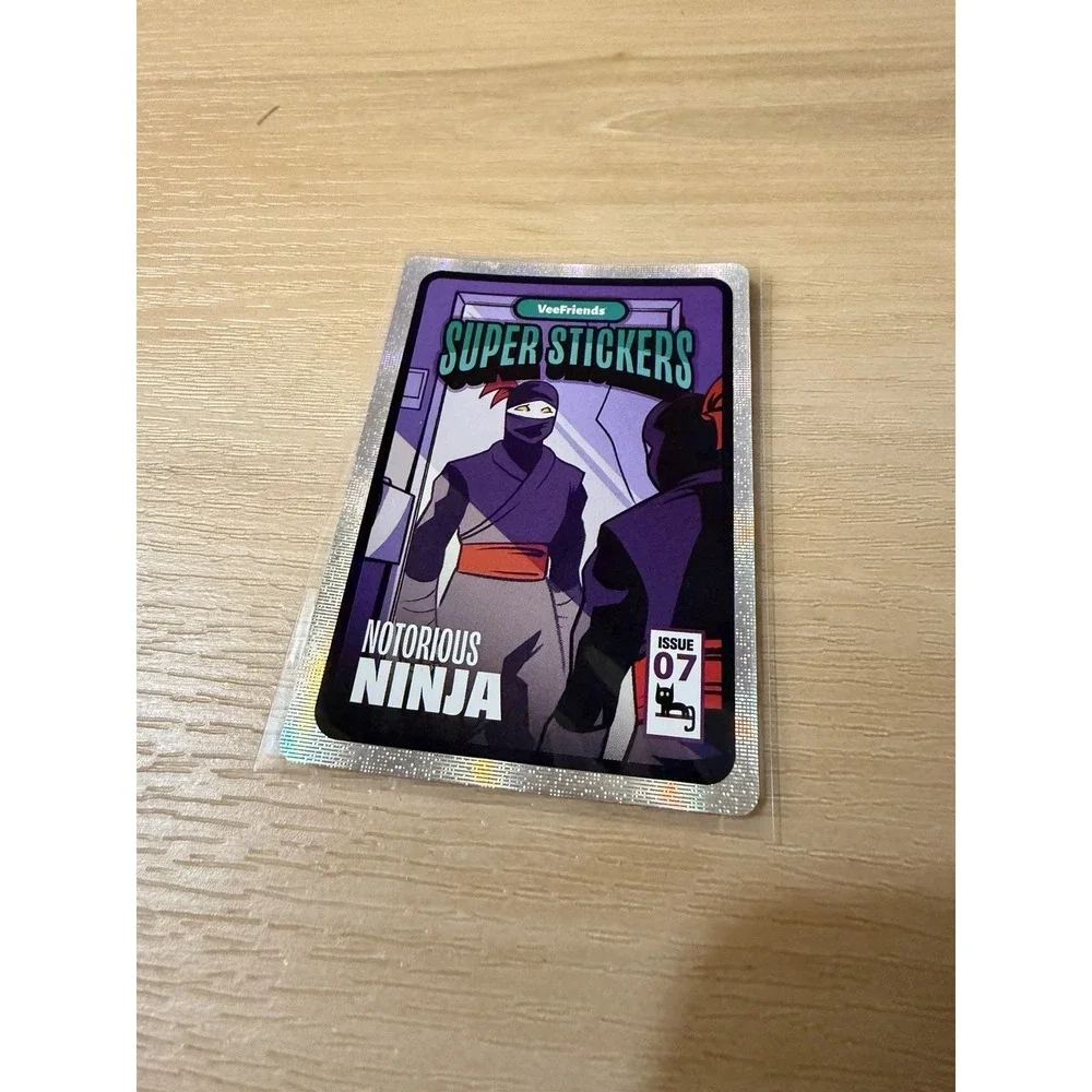 Notorious Ninja VeeFriends Spectacular Series Super Sticker Base‎ Comic Insert